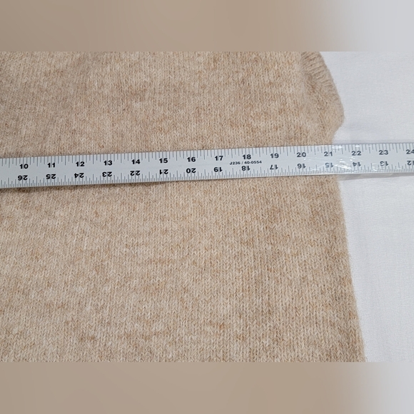 Topshop Knitted Crew Neck Sweater In Oat Womens Size Small (4-6) - Picture 7 of 12